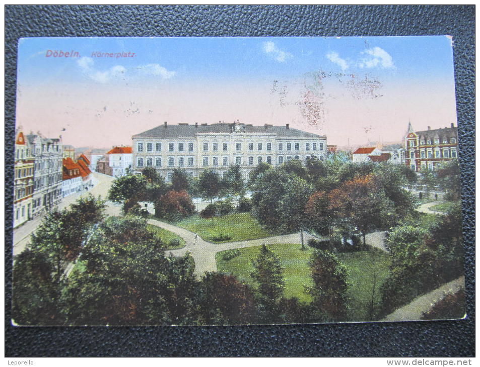 AK DÖBELN Körnerplatz 1920  //// D*17548 - Döbeln