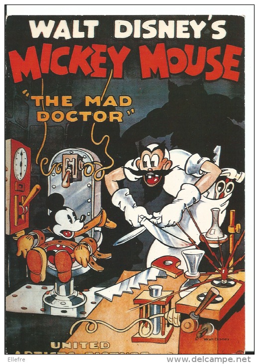 WALT DISNEY'S Mickey Mouse Magazine BD 35  " The Mad Doctor " ,   Cpm Ed Nugeron - Non Voyagée - Autres & Non Classés