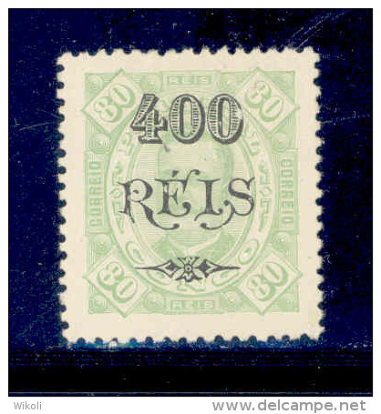 ! ! Congo - 1902 King Carlos OVP 400 R (PONTINHADO) - Af. 38 - MH - Portuguese Congo