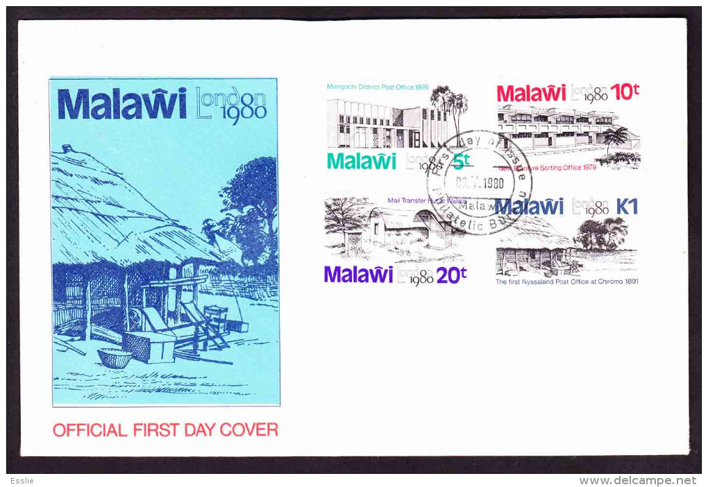 Malawi - 1980 - London 1980 International Stamp Exhibition - FDC - Malawi (1964-...)