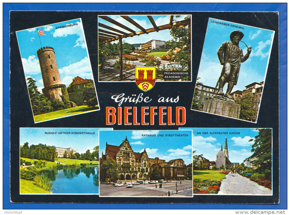 Deutschland; Bielefeld; Multibildkarte - Bielefeld