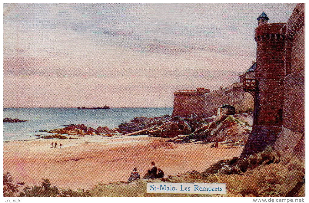 CP -  E. LESSIEUX - SAINT MALO - LES REMPARTS - - Saint Malo