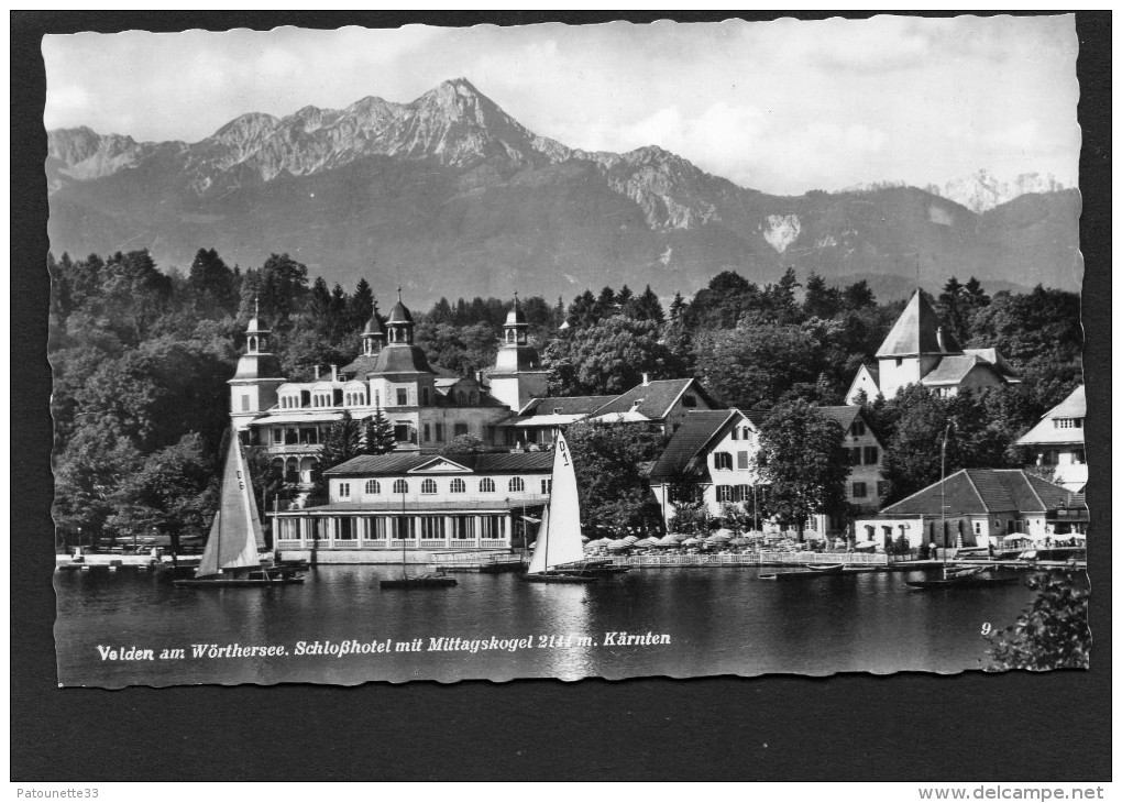 AUTRICHE VELDEN AM WORTHERSEN SCHLOSSHOTEL MIT MITTAGSKOGEL 2144 M KURTEN - Velden