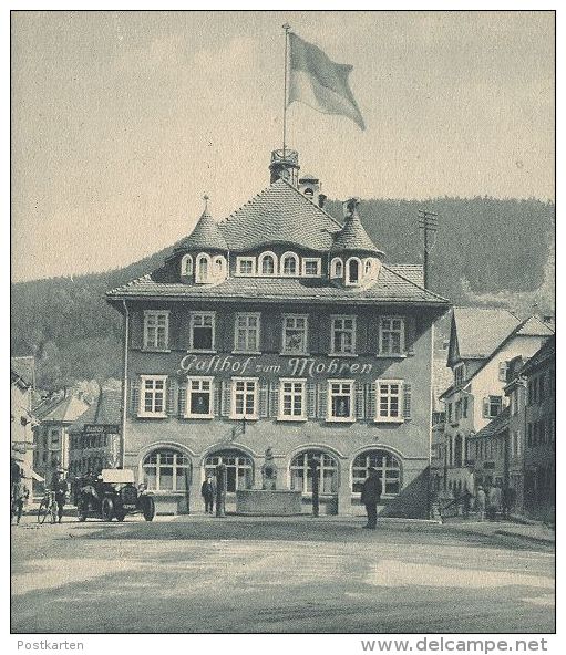 ALTE POSTKARTE SCHRAMBERG GASTHOF ZUM MOHREN Autohalle Auto Old Car Schwarzwald Black Forest Foret-Noire Ansichtskarte - Schramberg