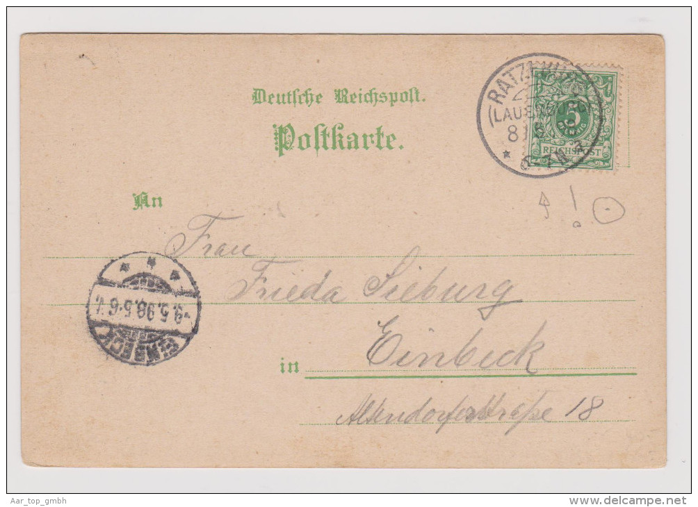 AK DE SH Ratzeburg 1898-05-08 Waldesruh Reisinger - Ratzeburg