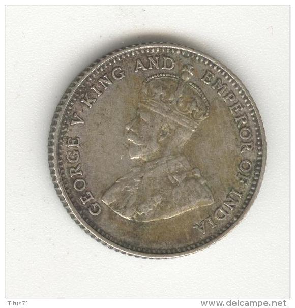 10 Cents Etablissements Des Détroits / Straits Settlements 1927 - Argent / Silver - Colonies