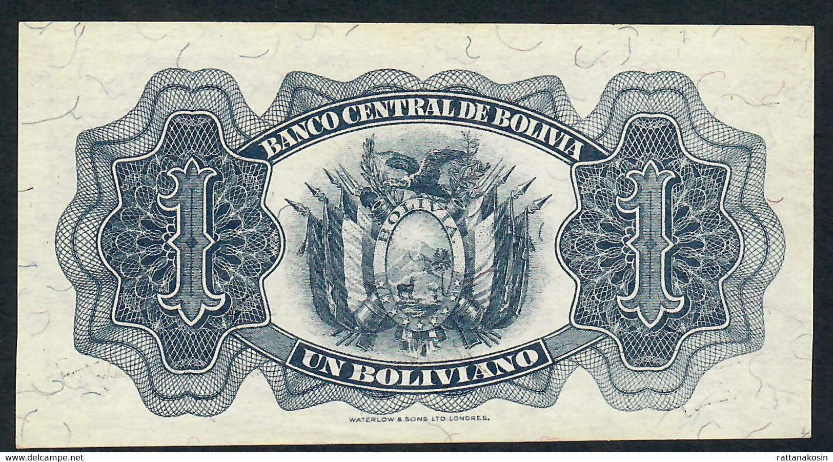 BOLIVIA P128  1 BOLIVIANO  1928   UNC. - Bolivia