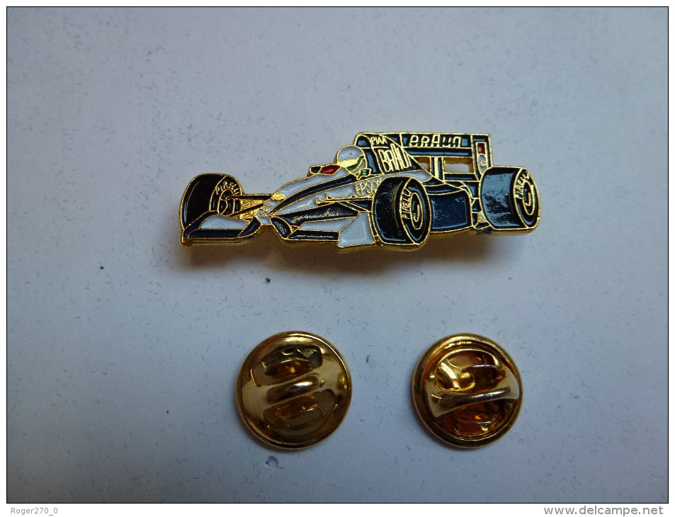 Superbe Pin´s , Auto F1 Honda , Formule 1 , N°4 , Braun , Pneu Pirelli , Tyres - Honda