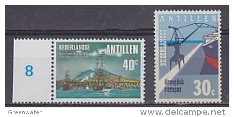 Nederlandse Antillen Ships 2v  ** Mnh (23539) - Antilles