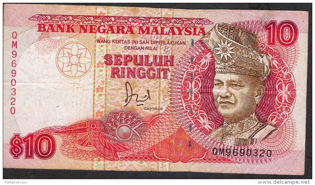 MALAYSIA   P29  10  RINGGIT   1986   FINE  NO P.h.  ! ! - Malaysia