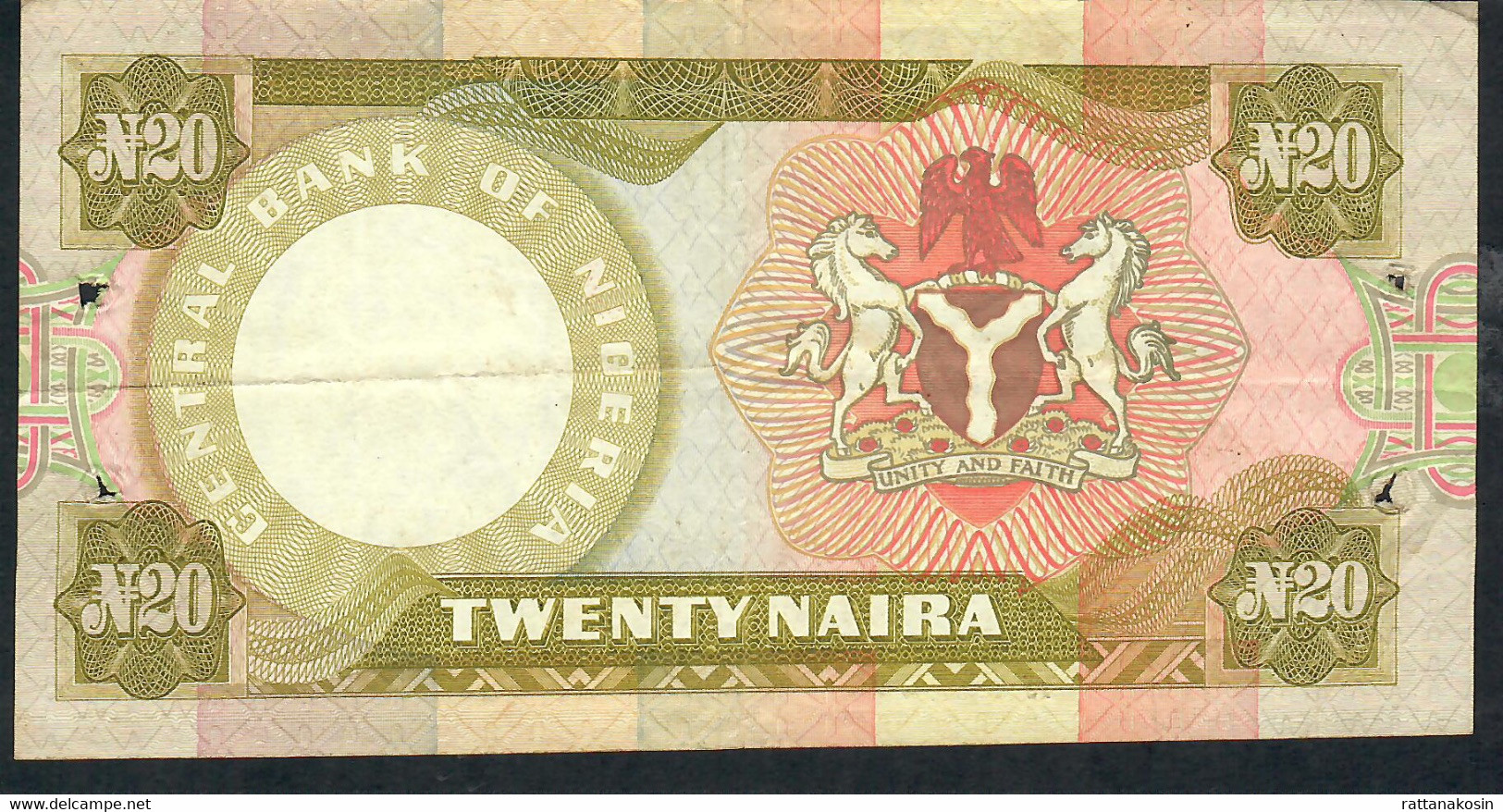 NIGERIA  P18e  20  NAIRA   1977  AVF - Nigeria