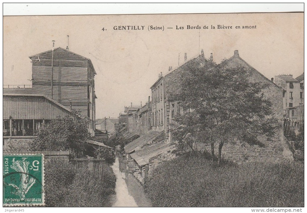 CPA GENTILLY (Val De Marne) - Les Bords De La Bièvre En Amont - Gentilly