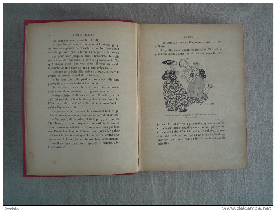 Charles Perrault Mme D'Aulnoy Contes De Fées Mame Et Fils 1929 Ill. L. Métivet R. De La Nézière. Voir Photos. - Sprookjes