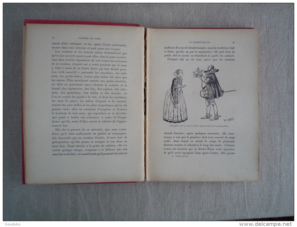 Charles Perrault Mme d'Aulnoy Contes de fées Mame et fils 1929 Ill. L. Métivet R. de la Nézière. Voir photos.