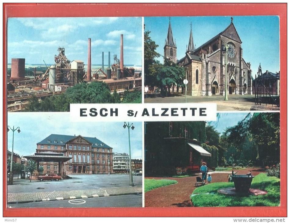 C.P.M. Esch Sur-Alzette - Vues Diverses Dont Cheminées D'Usines - Esch-Alzette