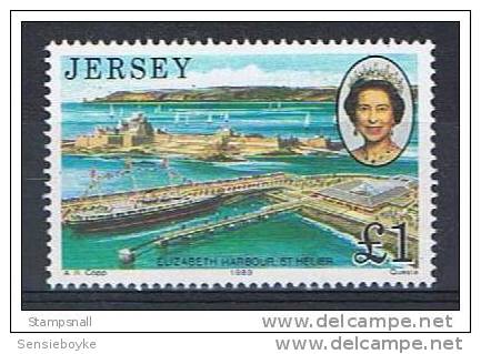 F1699- Stamp MNH Jersey 1989. SC. 515-Visit From Queen Elizabeth II - Jersey