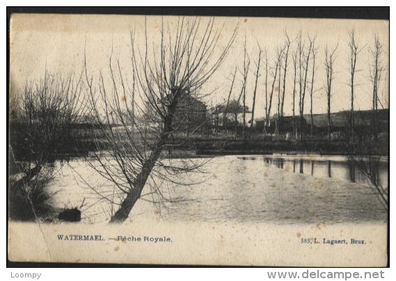 WATERMAEL Péche Royale. Utilisée 1906 (pli De Coin + Petits Points De Rouille) - Watermaal-Bosvoorde - Watermael-Boitsfort