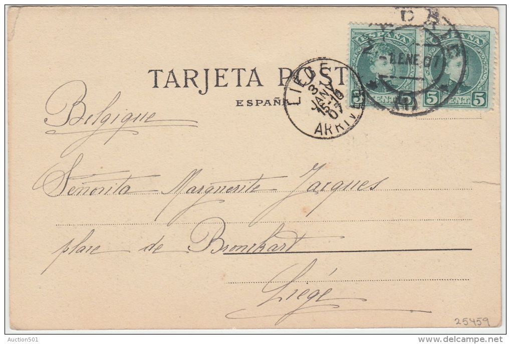 25459g MADRID - Rizière - 1906 Illustrado T Campuzano Campozano - Madrid