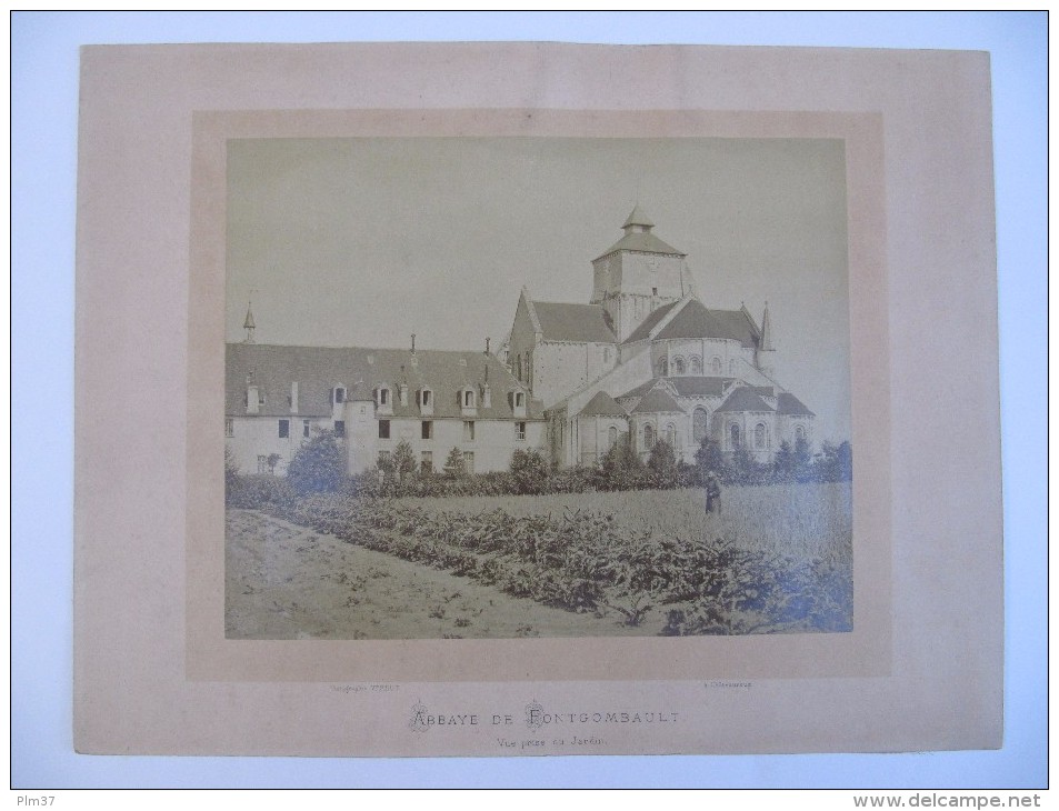 Abbaye De FONTGOMBAULT, Indre - Photographe Verdot, Chateauroux - 1879 - Anciennes (Av. 1900)
