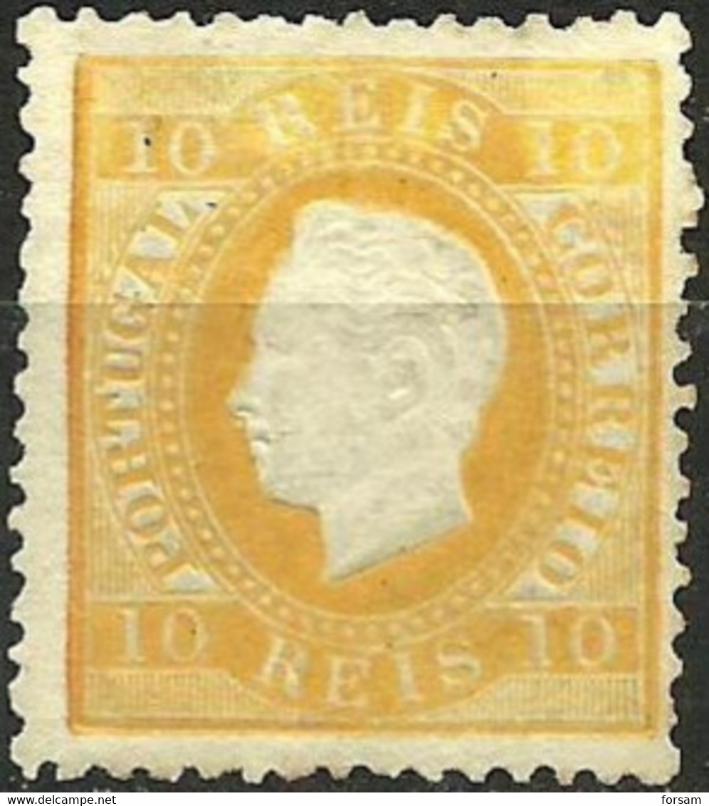 PORTUGAL..1870/1876..Michel # 35 XB...MH...MiCV - 100 Euro. - Neufs