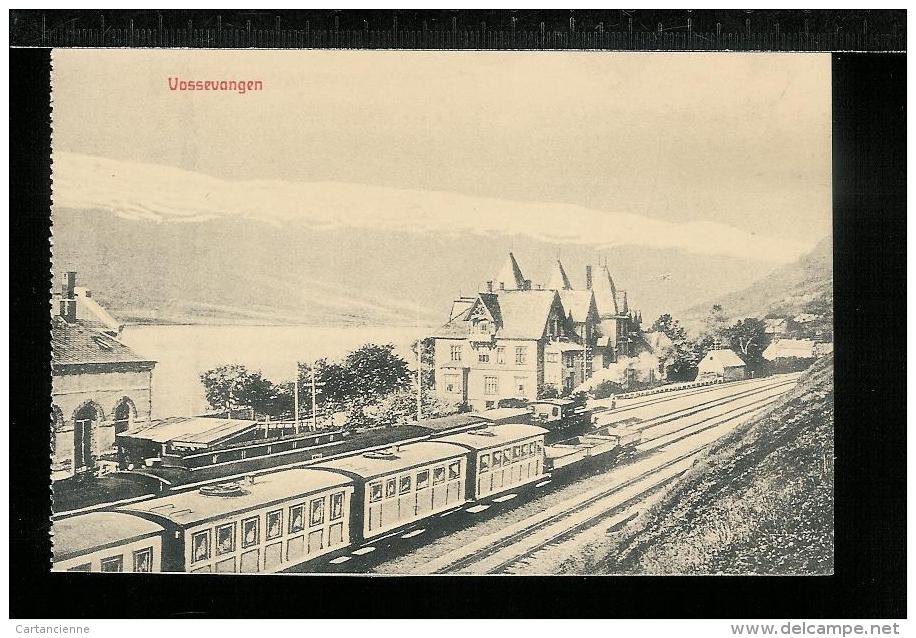 NORVEGE NORWAY -  Railway station - train - 18 postcards - 18 cartes