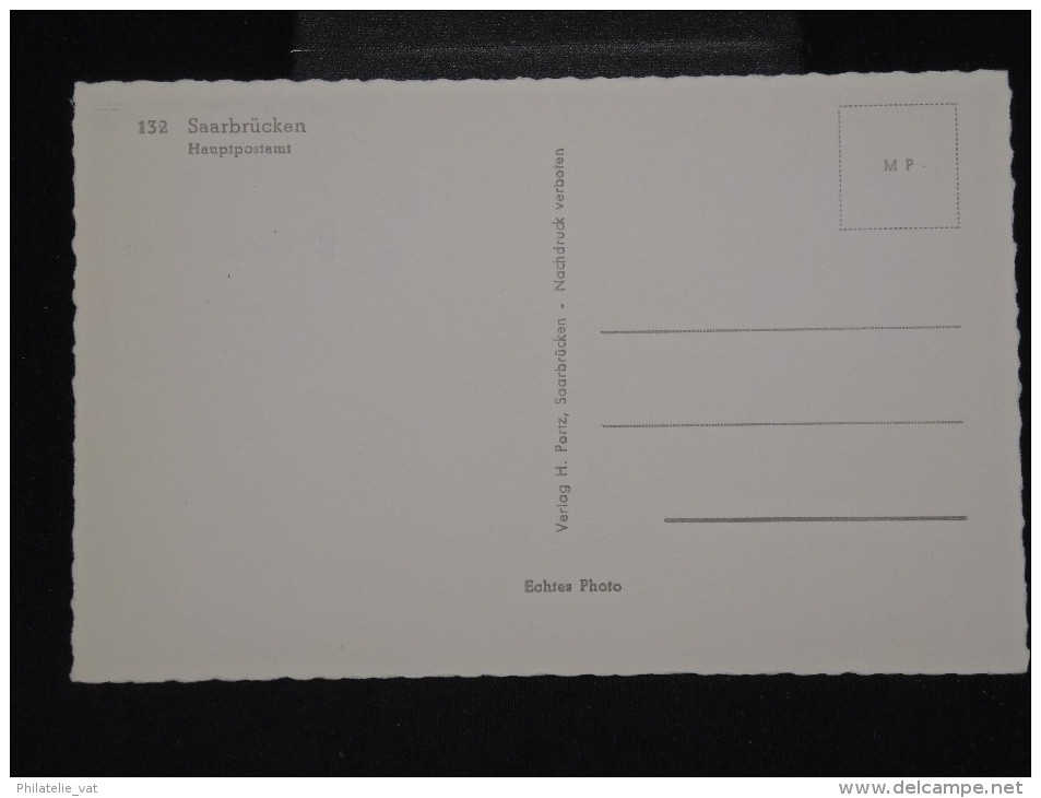 SARRE - Carte Maximum En 1953 - A Voir  - Lot P10356 - Maximumkaarten