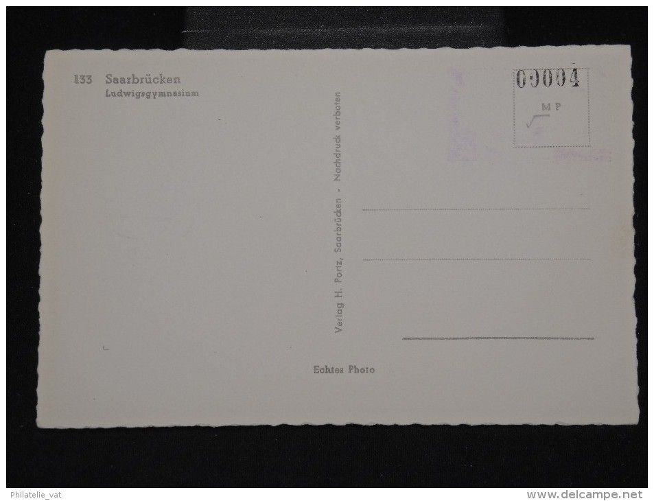 SARRE - Carte Maximum En 1953 - A Voir  - Lot P10357 - Maximumkarten