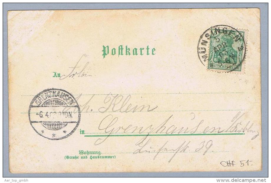 AK DE BW Schwäbisch Alb 1903-04-05 Litho # S291 - Schwaebisch Hall