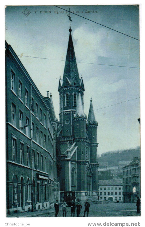 Dison, Eglise Et Rue De La Carrière (pk24577) - Dison