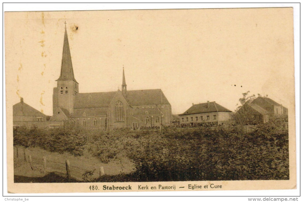 Stabroek, Stabroeck, Kerk En Pastorij (pk24580) - Stabroek