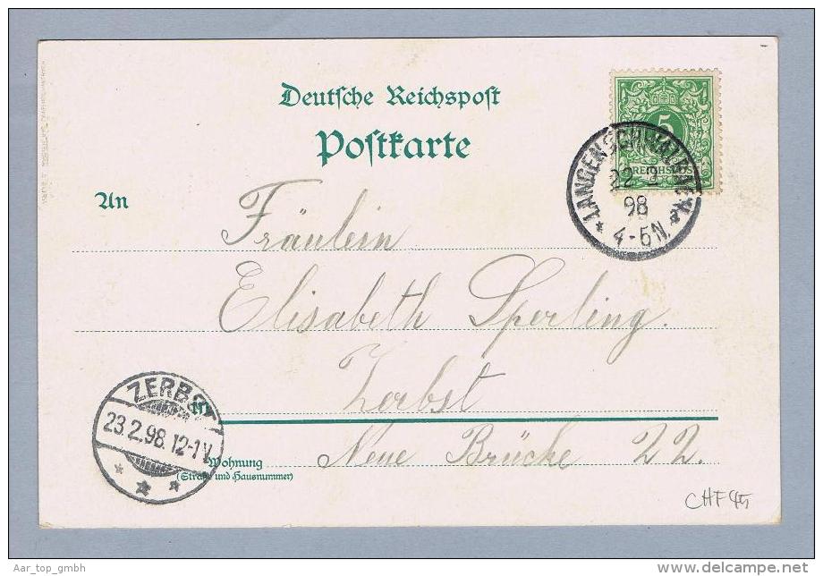 AK DE HE Bad Schwalbach 1898-02-22 Litho J.Miesler #5061 - Bad Schwalbach