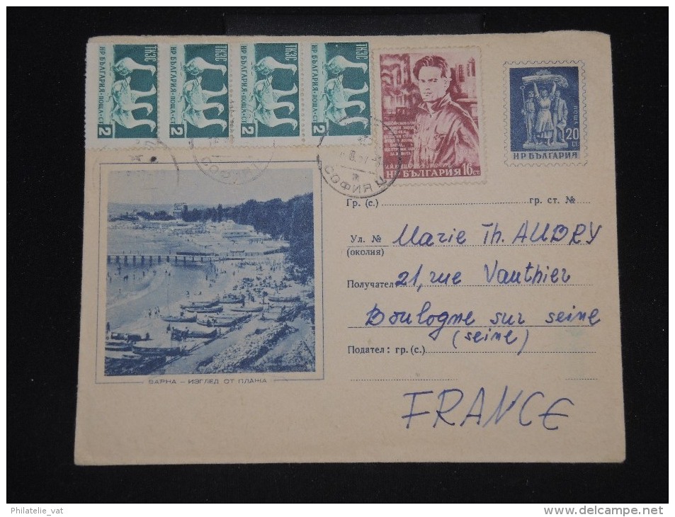 BULGARIE - Entier Postal Pour La France En 1957 - Aff. Plaisant - à Voir - Lot P10393 - Covers