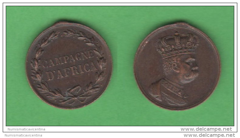 Campagne Africa Eritrea Medaglia Mignon  1890-1896 - Notgeld