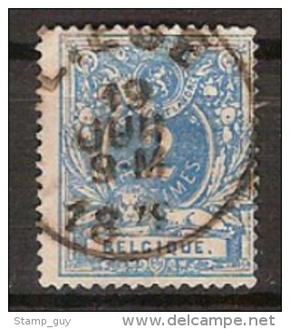 Nr. 27b PRUISISCH BLAUW Met Mooie Stempel LIEGE En In Goede Staat (zie Ook Scan) ! Inzet Aan 8 Euro ! - 1869-1888 León Acostado