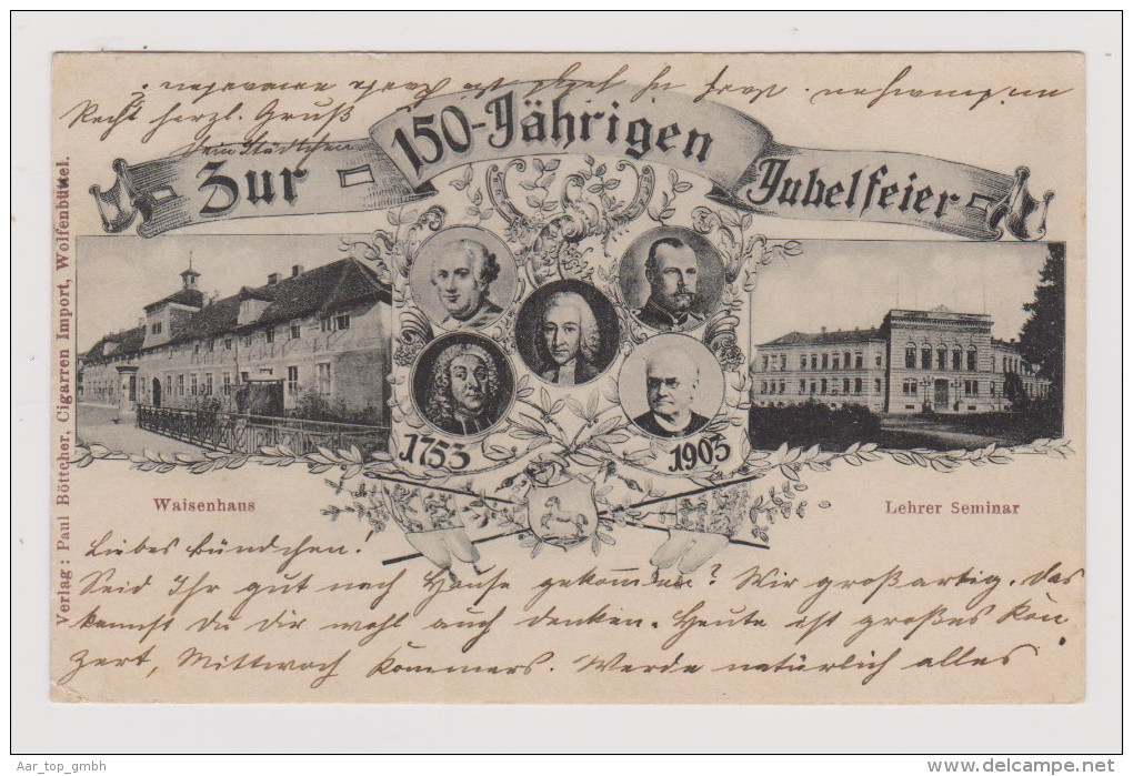 AK DE NS Wolfenbüttel 1903-09-29 Foto P. Böttcher Cigarren - Wolfenbuettel