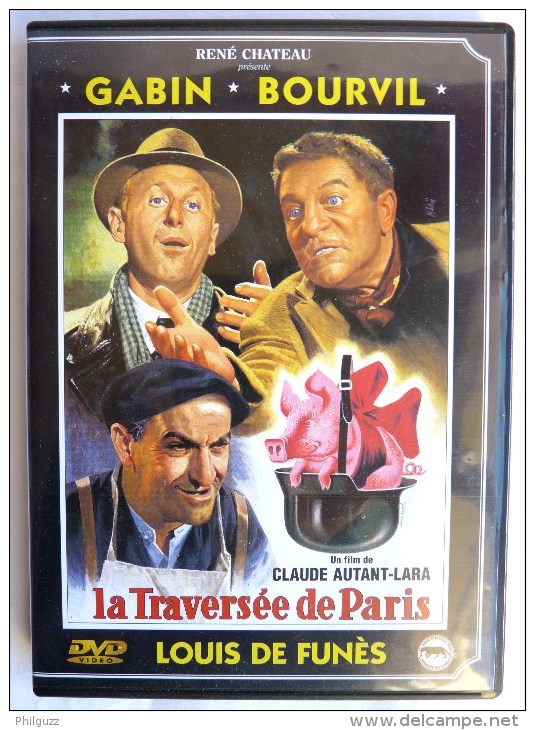 1 DVD René Chateau - LA TRAVERSEE DE PARIS - GABIN BOURVIL DE FUNES - Claude Autant-Lara - Comedy