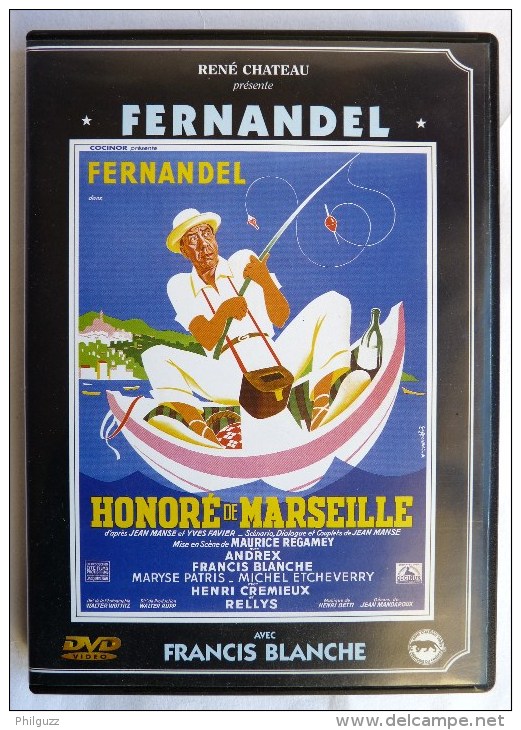 1 DVD René Chateau -  HONORE DE MARSEILLE - FERNANDEL FRANCIS BLANCHE - MAURICE REGAMEY - Comedy