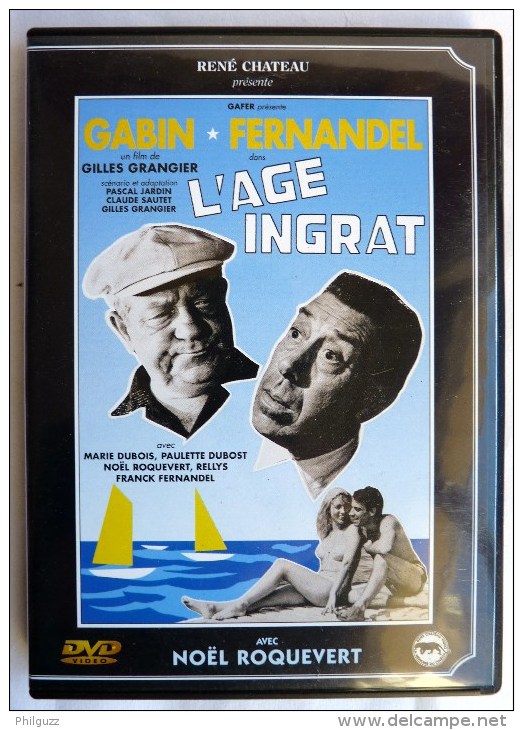 1 DVD René Chateau -  L'AGE INGRAT - FERNANDEL GABIN - Gilles Grangier - Comedy