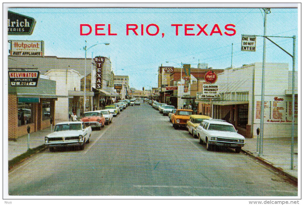 United States USA, Del Rio, Texas, Car Cars Transport, Mexico - Laredo