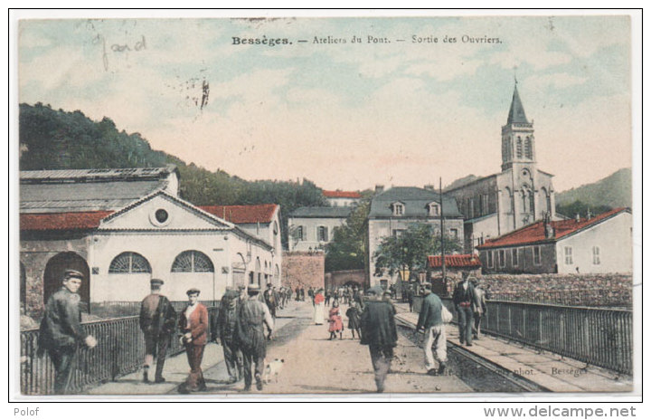 BESSEGES - Ateliers Du Pont - Sortie Des Ouvriers    (81404) - Bessèges