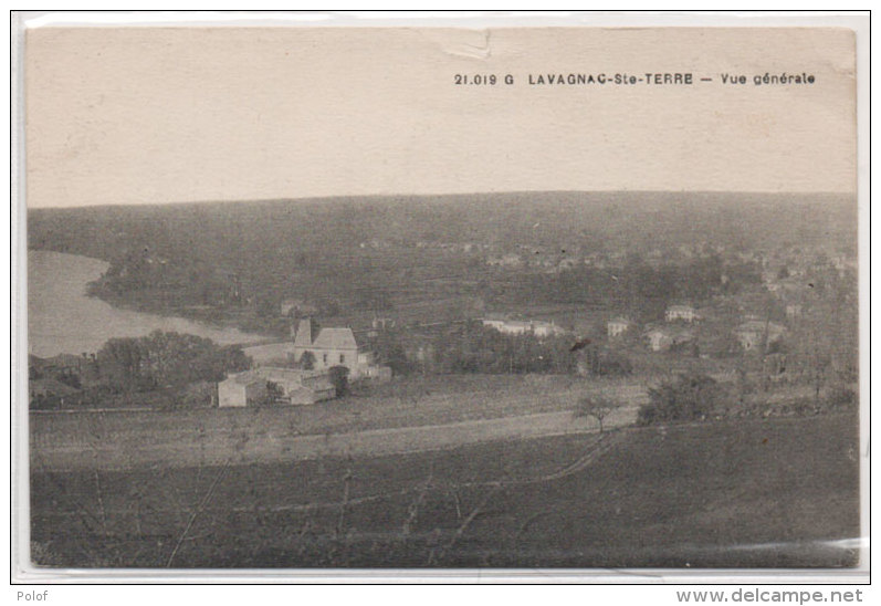 LAVAGNAC - SAINTE TERRE - Vue Générale - Cachet Daguin St Emilion    (81411) - Autres & Non Classés