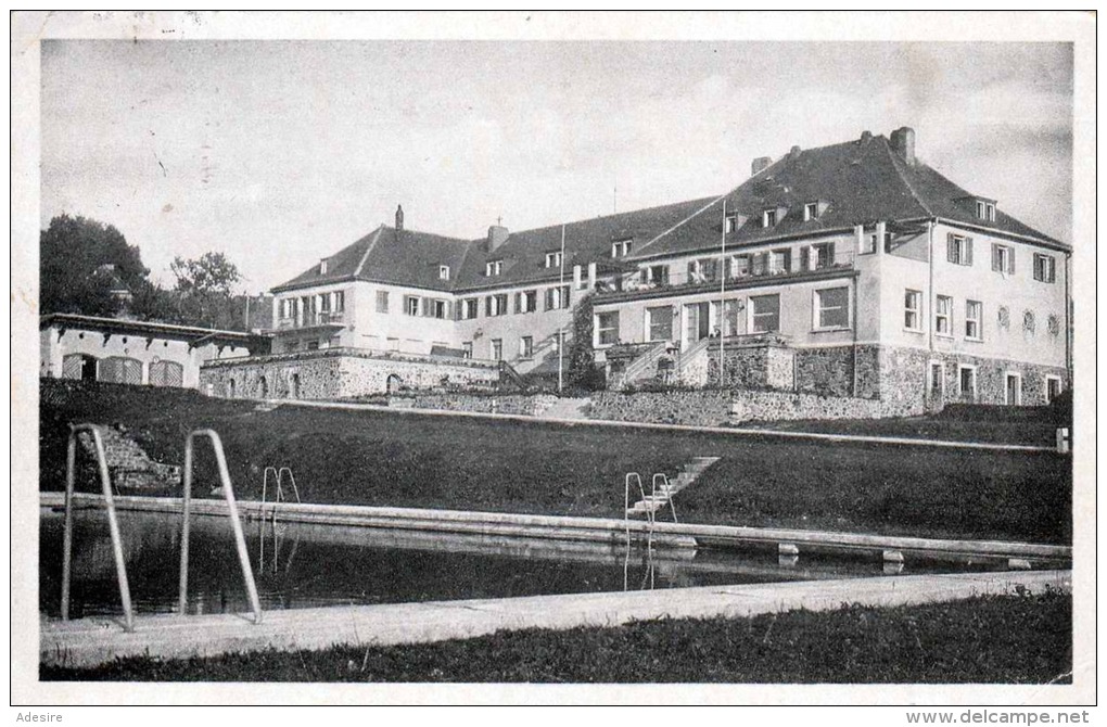 Grenzhotel Herzogau Bei WALDMÜNCHEN 1943 Stempel Domazlich Nach Tschaslau Böhmen - Böhmen Und Mähren