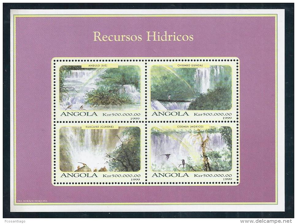 MEDIO AMBIENTE - ANGOLA 1999 - Yvert  #1268/71 - MNH ** - Protección Del Medio Ambiente Y Del Clima