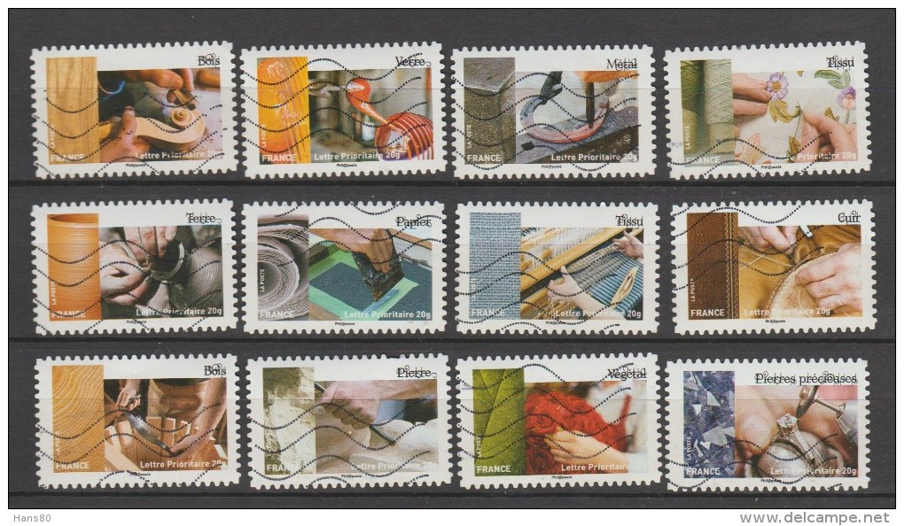 2015 - LOT D83 - Série Complète Oblitérée - L´ART ET LA MATIERE - - Used Stamps