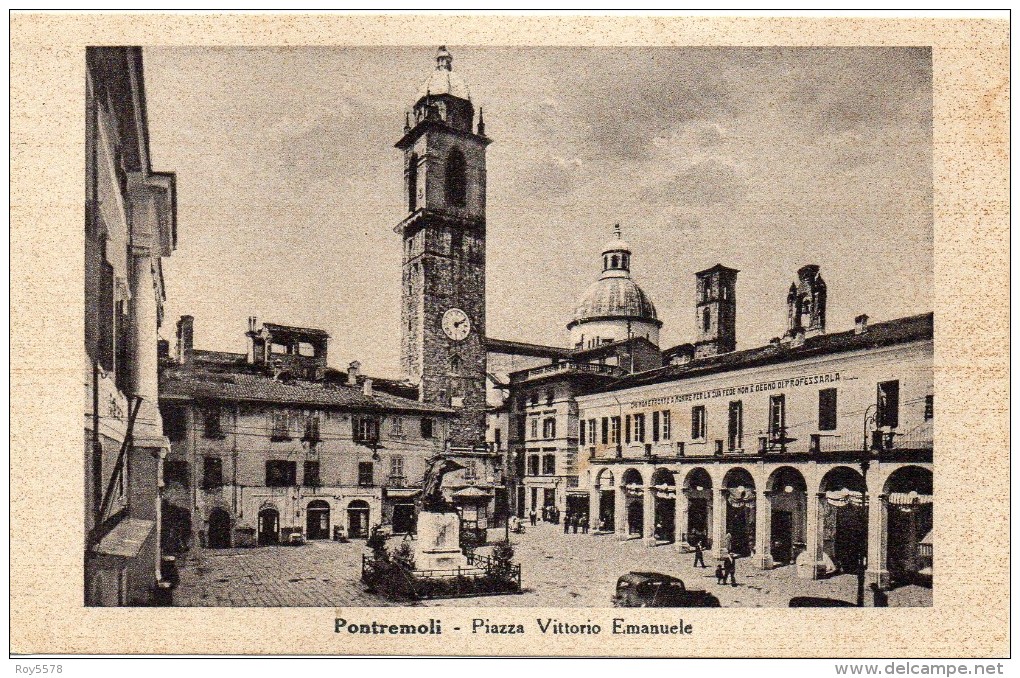 Toscana-massa-pontremoli Piazza Vittorio Emanuele Veduta Animata - Altri & Non Classificati