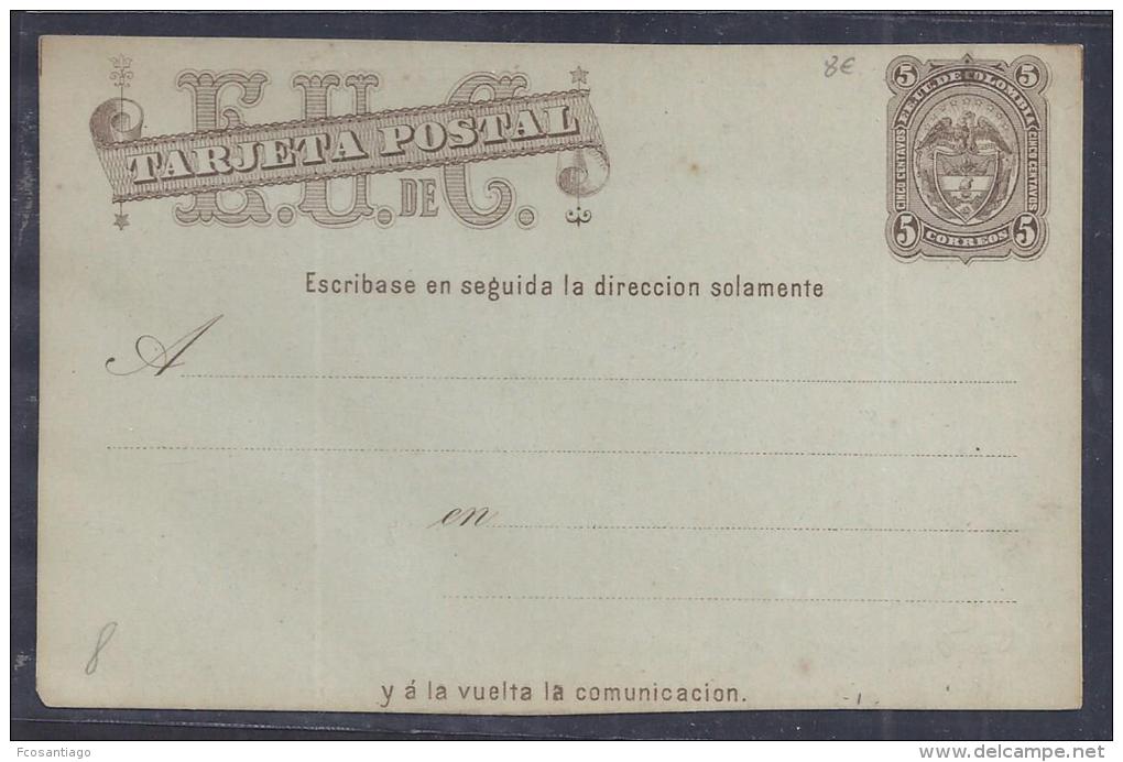 COLOMBIA  . TARJETA POSTAL. PRECIO&euro;8 - Colombia