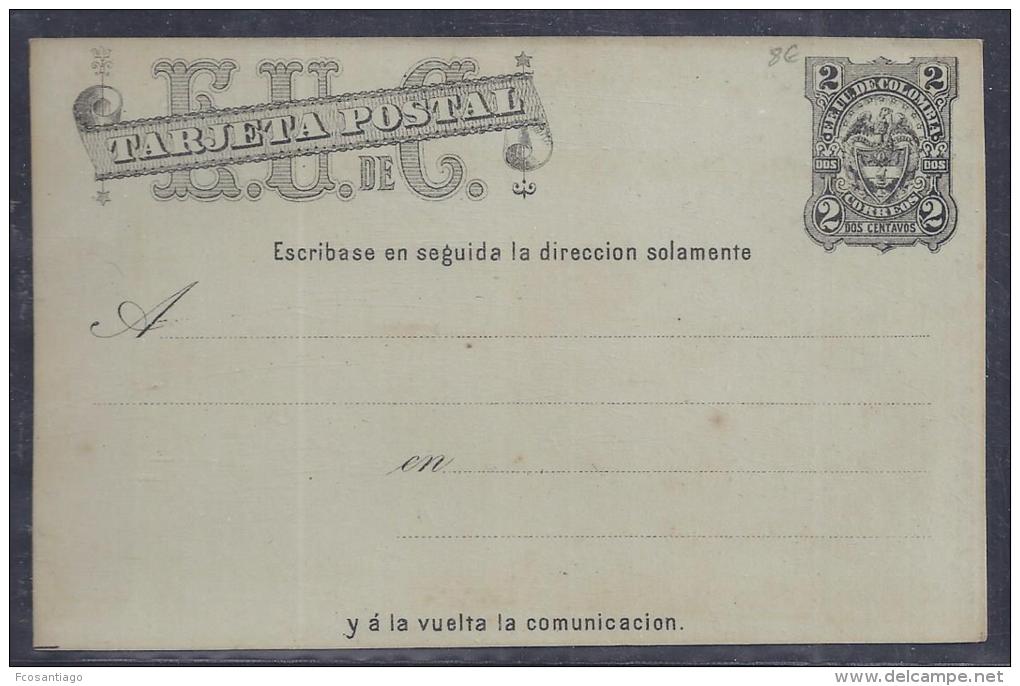 COLOMBIA  . TARJETA POSTAL. PRECIO&euro;8 - Colombia