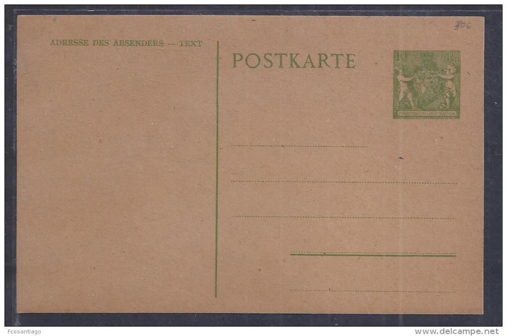 LIECHTENSTEIN. TARJETA POSTAL. PRECIO&euro;30 - Liechtenstein