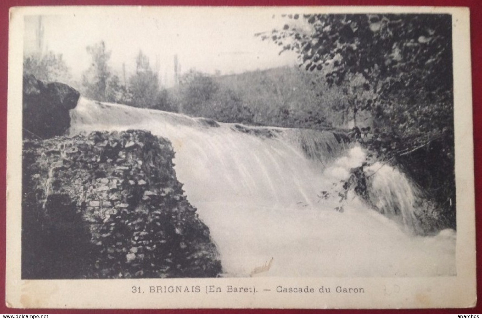 69 BRIGNAIS (en Baret) Cascade Du Garon (RARE) - Brignais