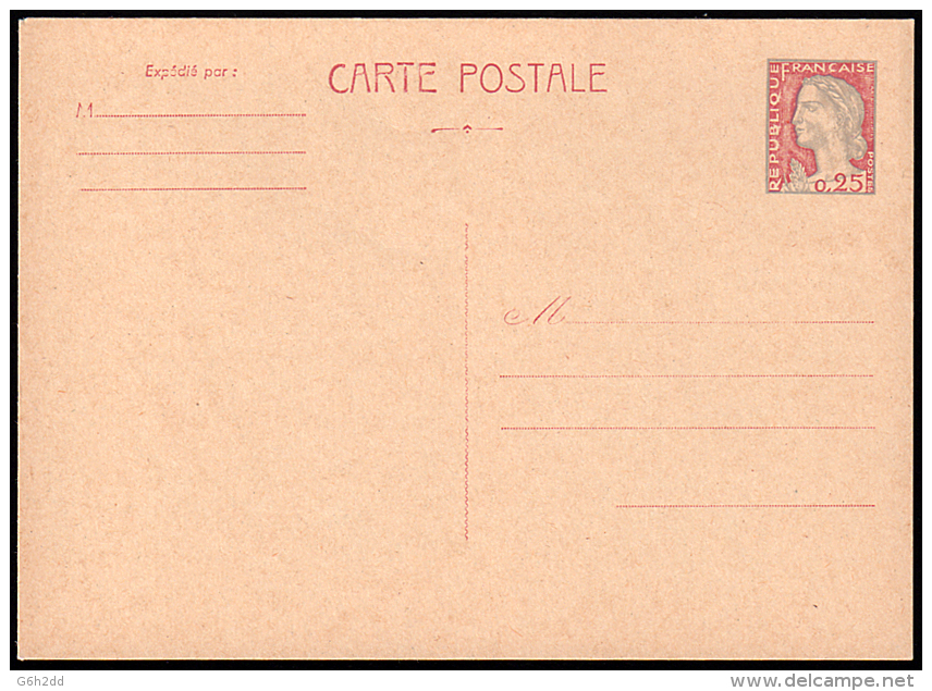 B-004A- Carte Postale Marianne De Decaris. - Standard Postcards & Stamped On Demand (before 1995)